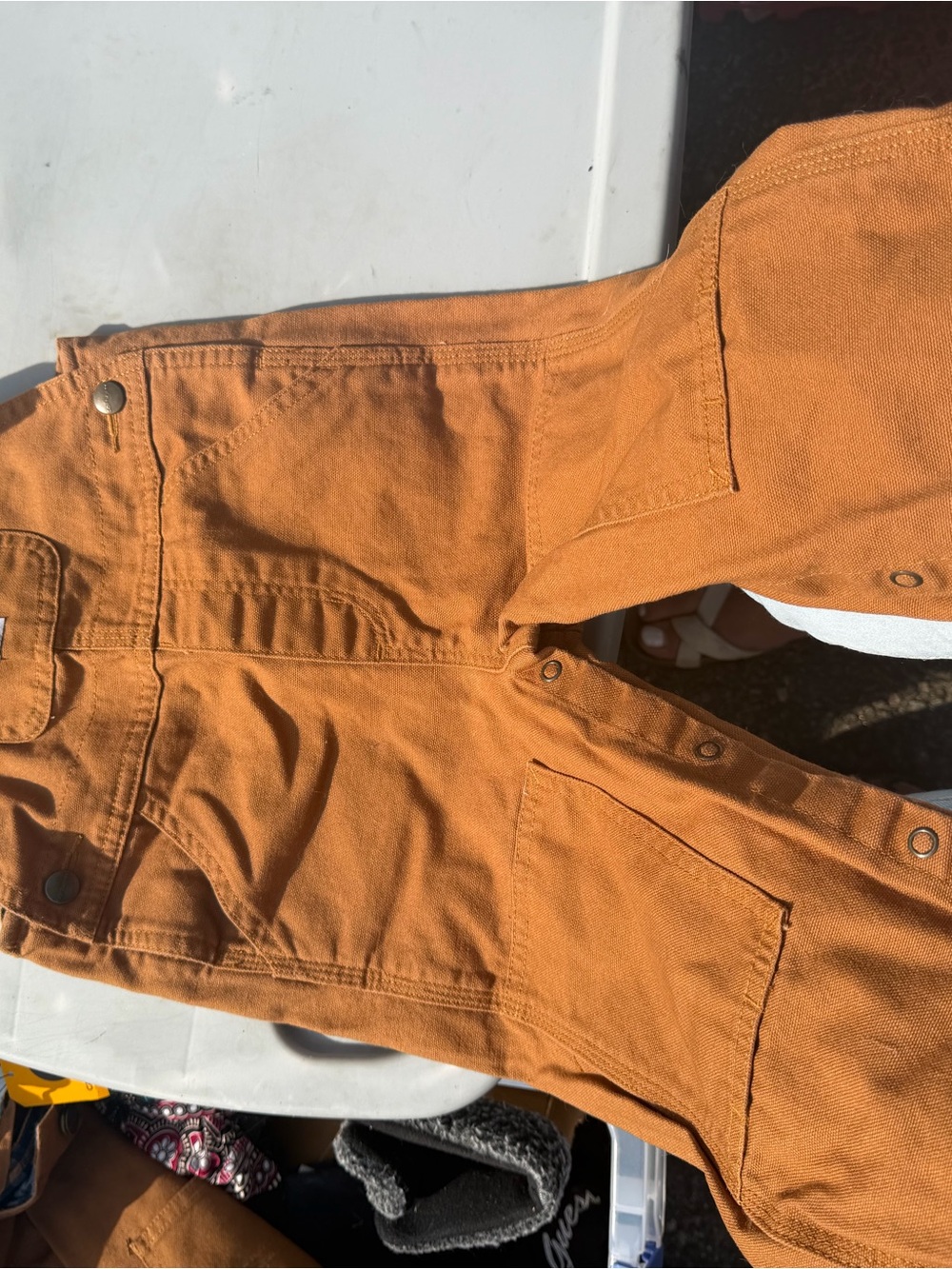 Kids Carhartt Tan Workwear Cargo Pants